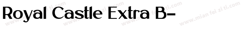 Royal Castle Extra B字体转换
